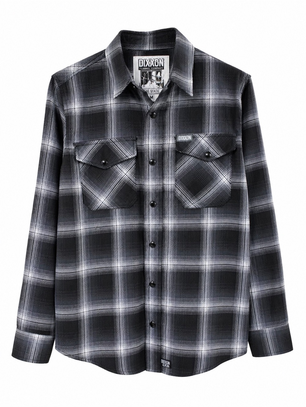Dixxon Flannel Co. "The Static" Women's Medium D-Tech™ Plaid‎ Snap Front Shirt